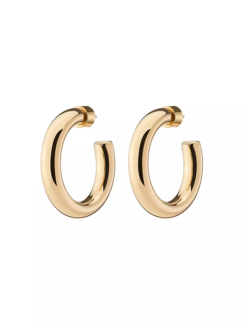 Samira 10k-Gold-Plated Mini Hoop Earrings