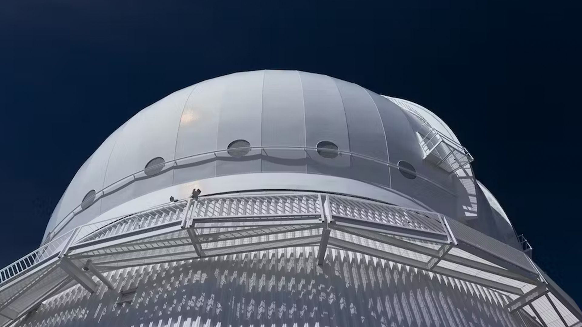 The Canada-Hawaii-France telescope, located on the summit of Mauna Kea, a dormant volcano located on the island of Hawaii.
