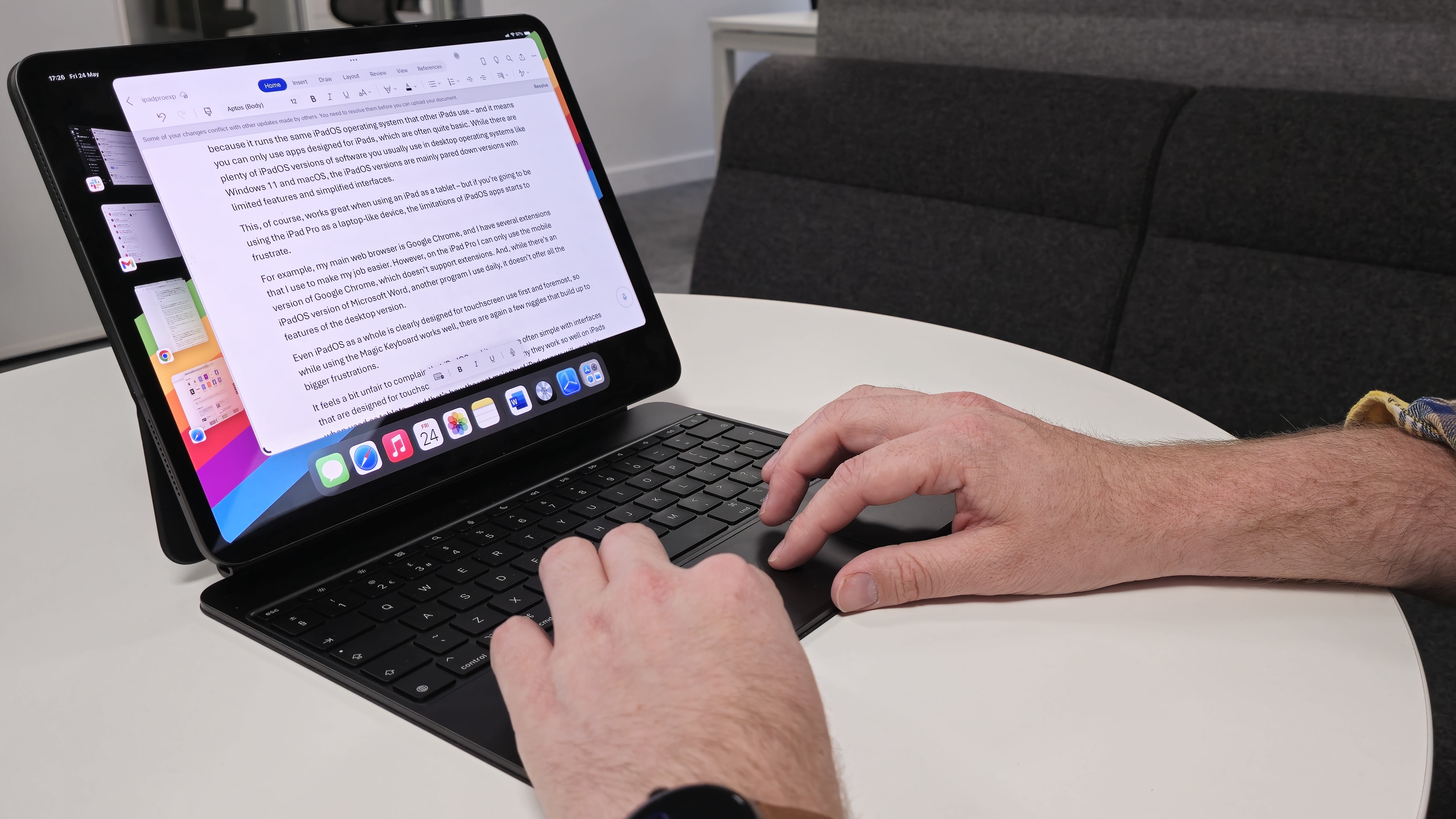 iPad Pro in kantooromgeving