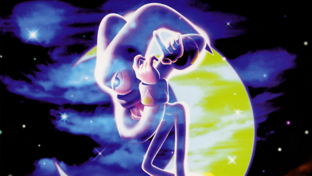 Best Saturn games - a close-up of an alien during NiGHTS Into Dreams.