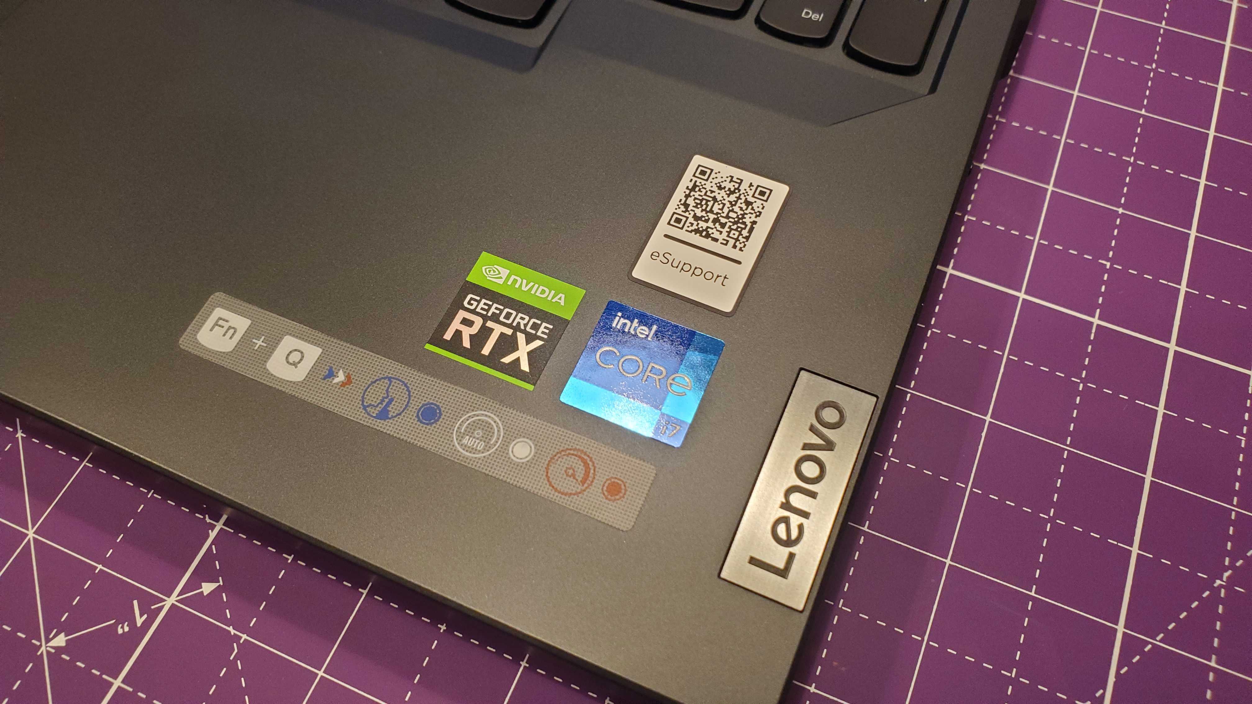 closeup of stickers