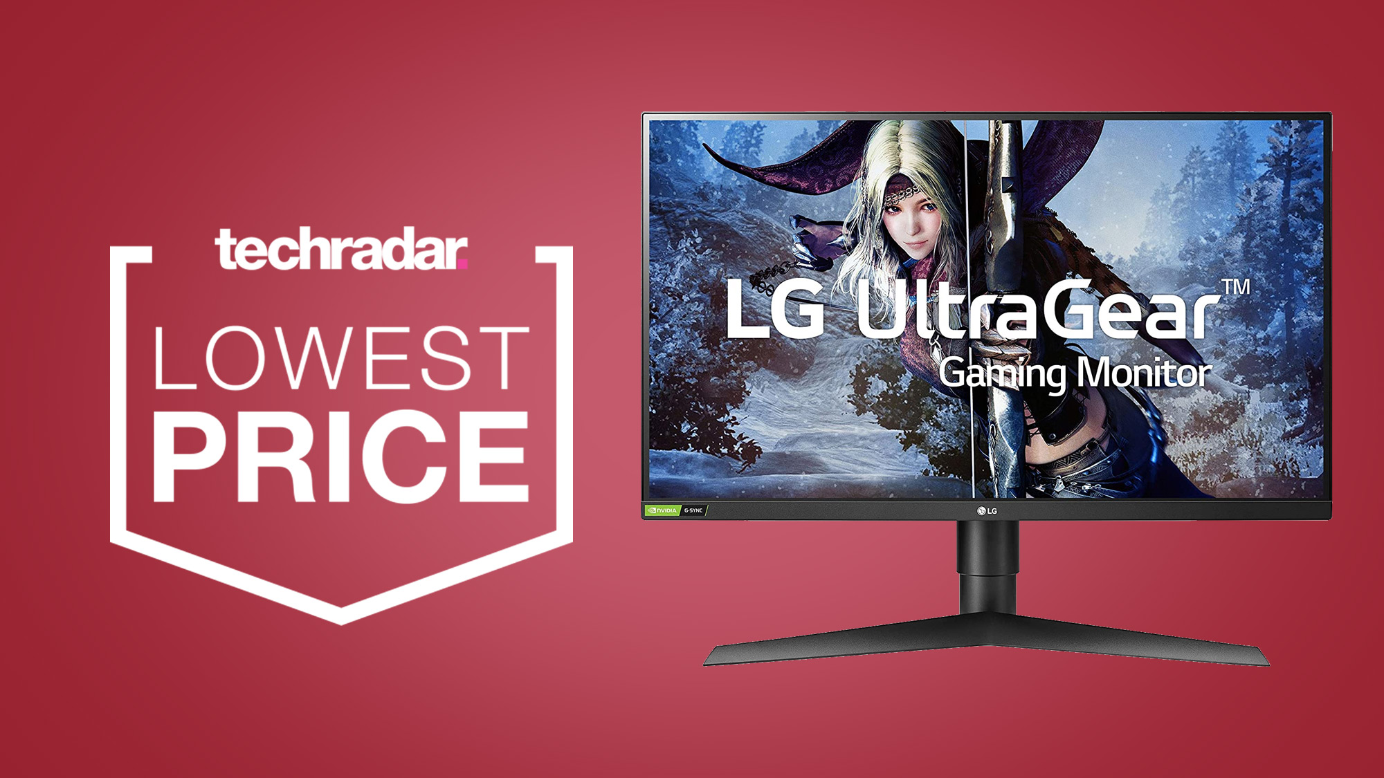 LG 27GL83A-B gaming monitor deal header