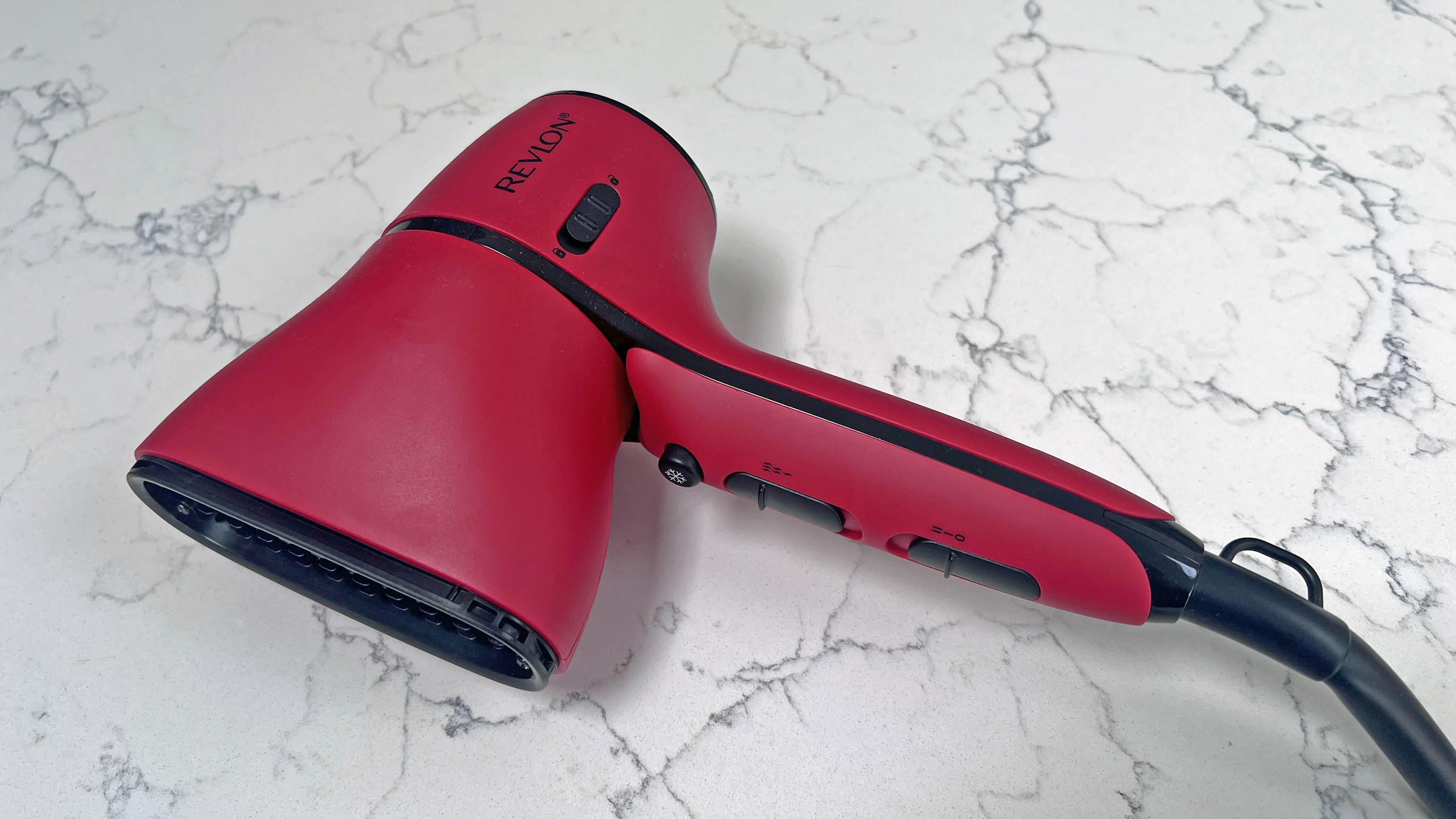 Revlon Airflow Control Dryer on reviewer&#039;s dressing table
