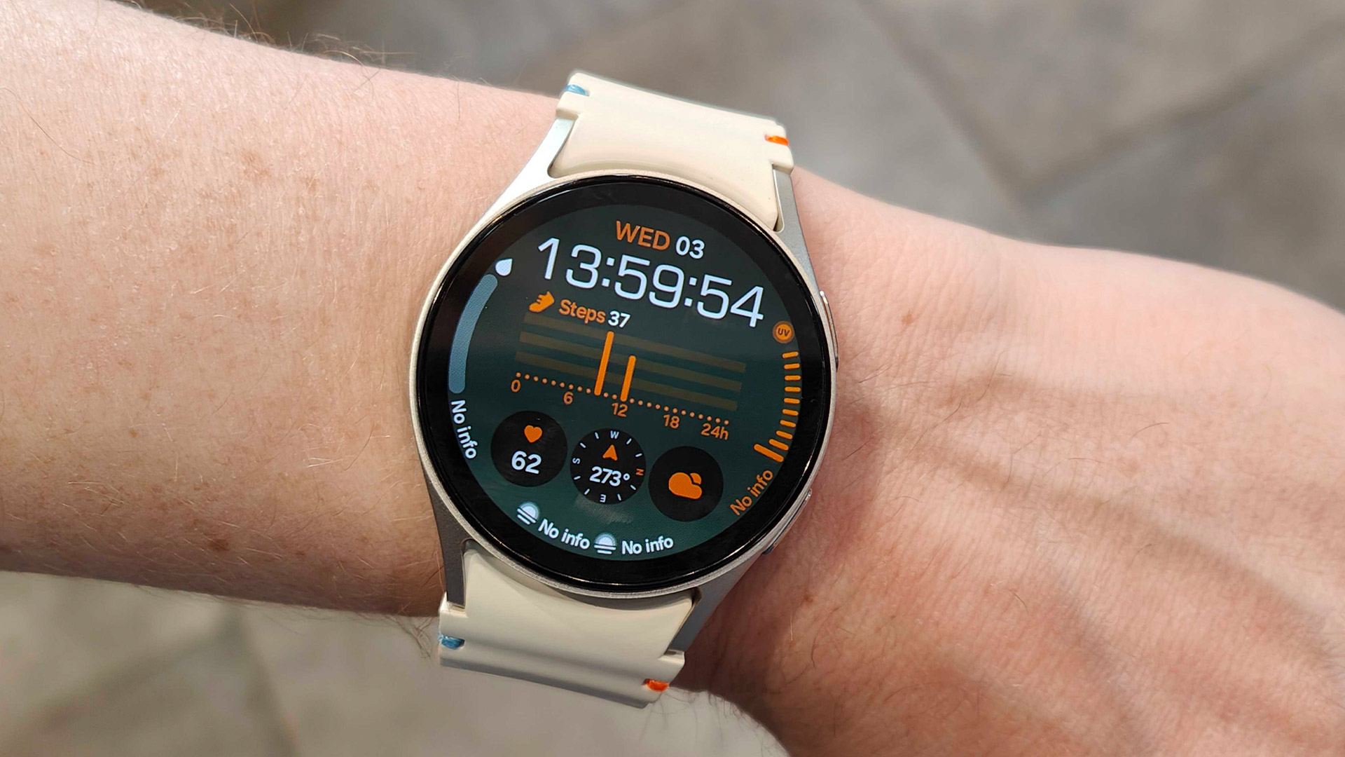 Samsung Galaxy Watch 7 on a wrist