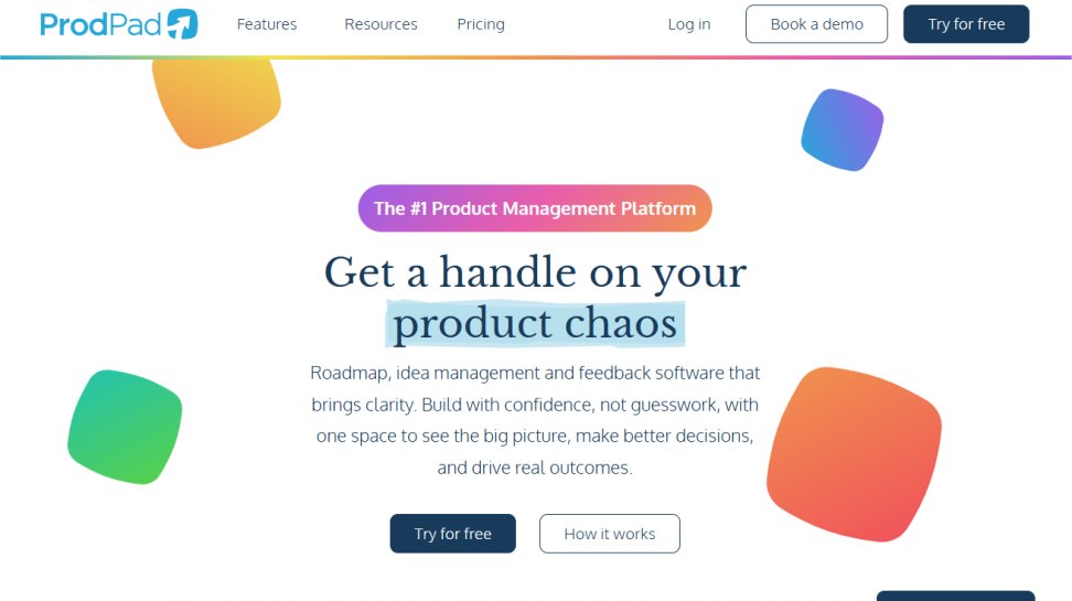 ProdPad website screenshot (June 2025)