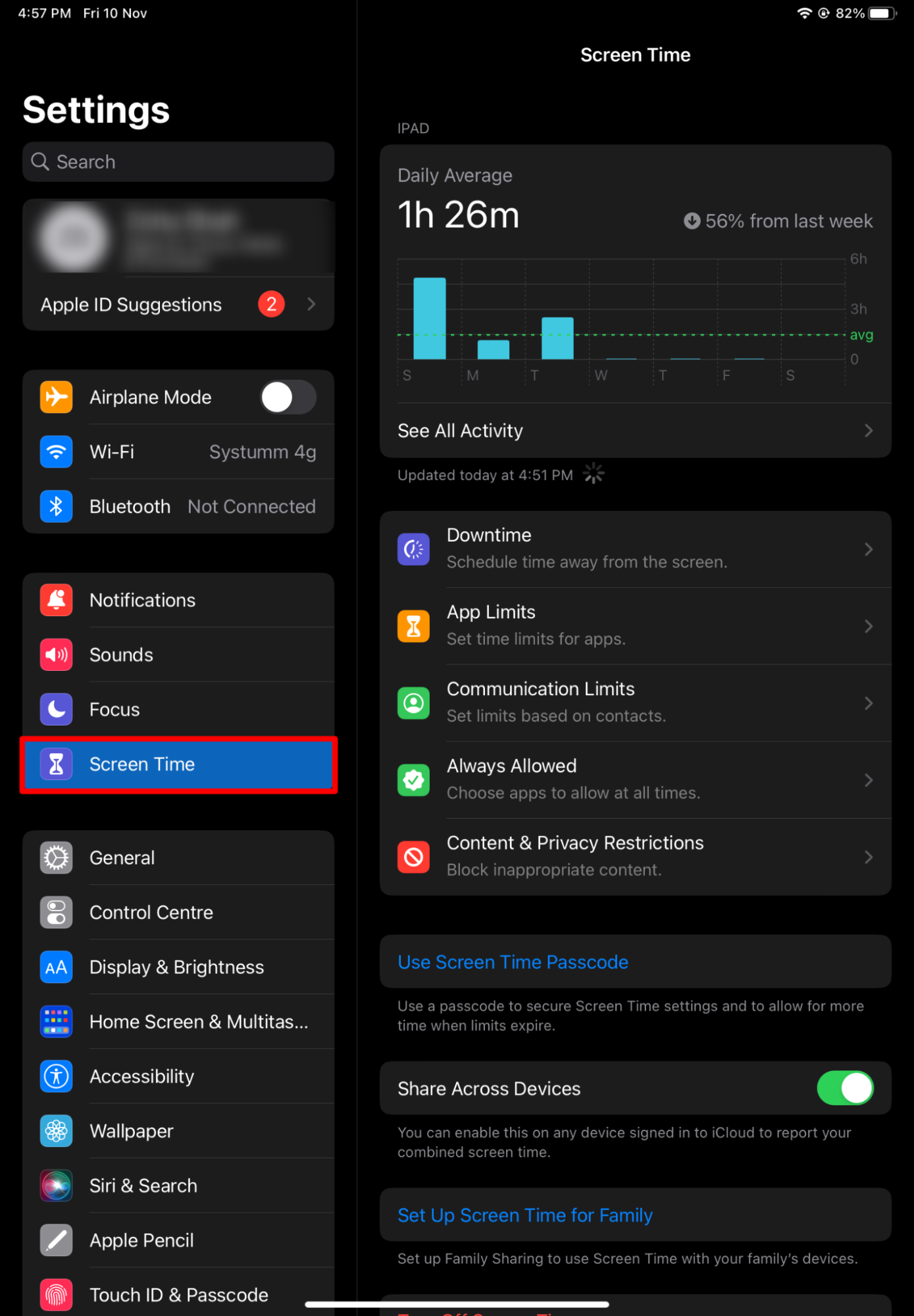How to set parental controls on iPad 14