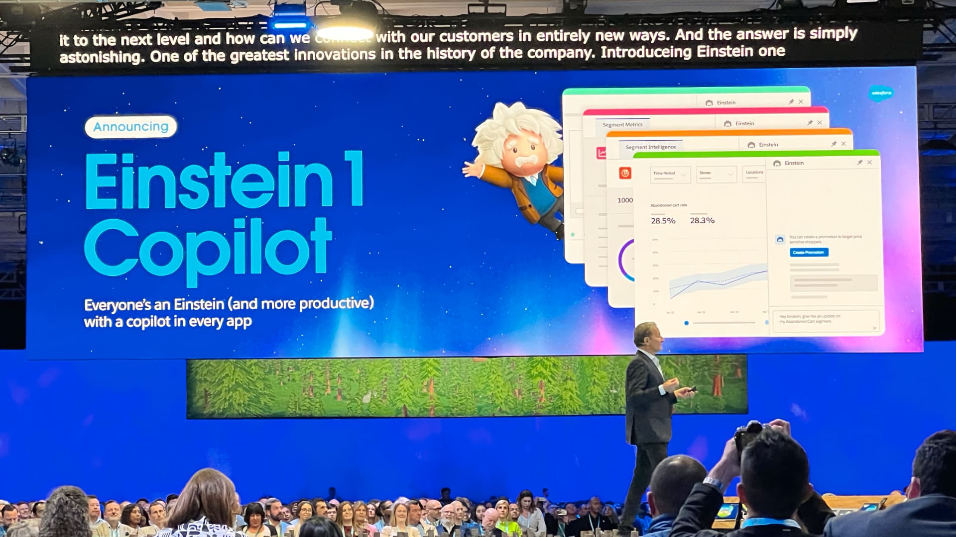 Einstein copilot på Dreamforce 2023