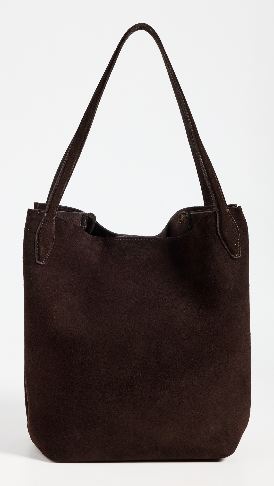 Suede Soft Grain Shopper Tote