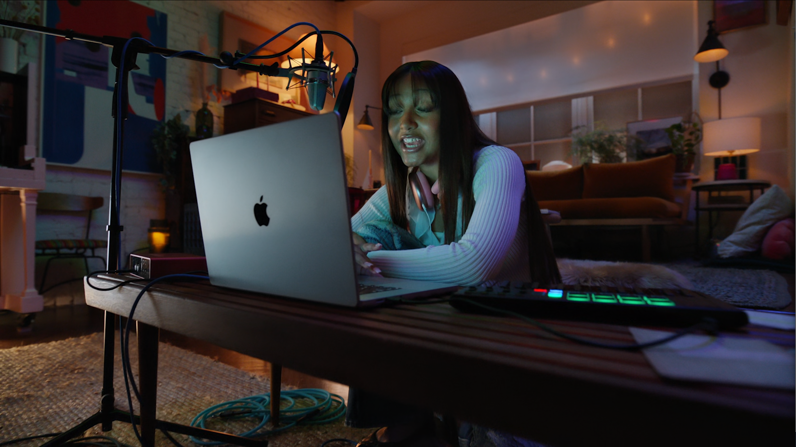 Screenshot from the Apple October 2023 livestream event.