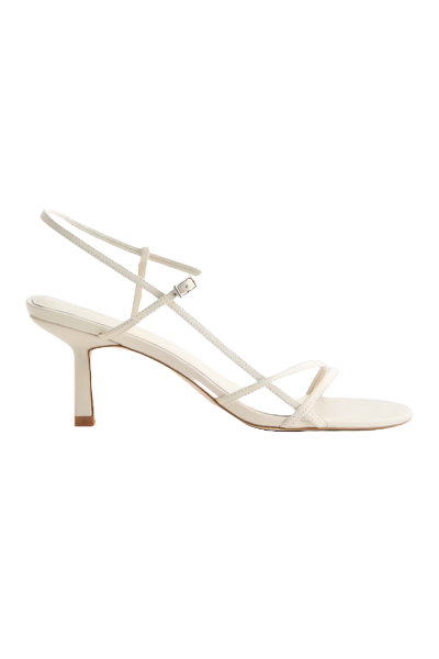 Quince, Italian Leather 70mm Strappy Heel