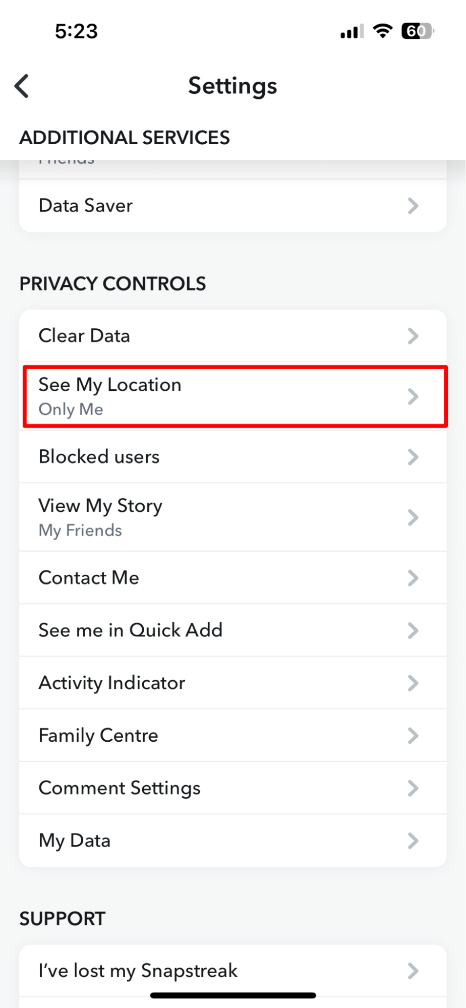 How to put parental control on Snapchat 21