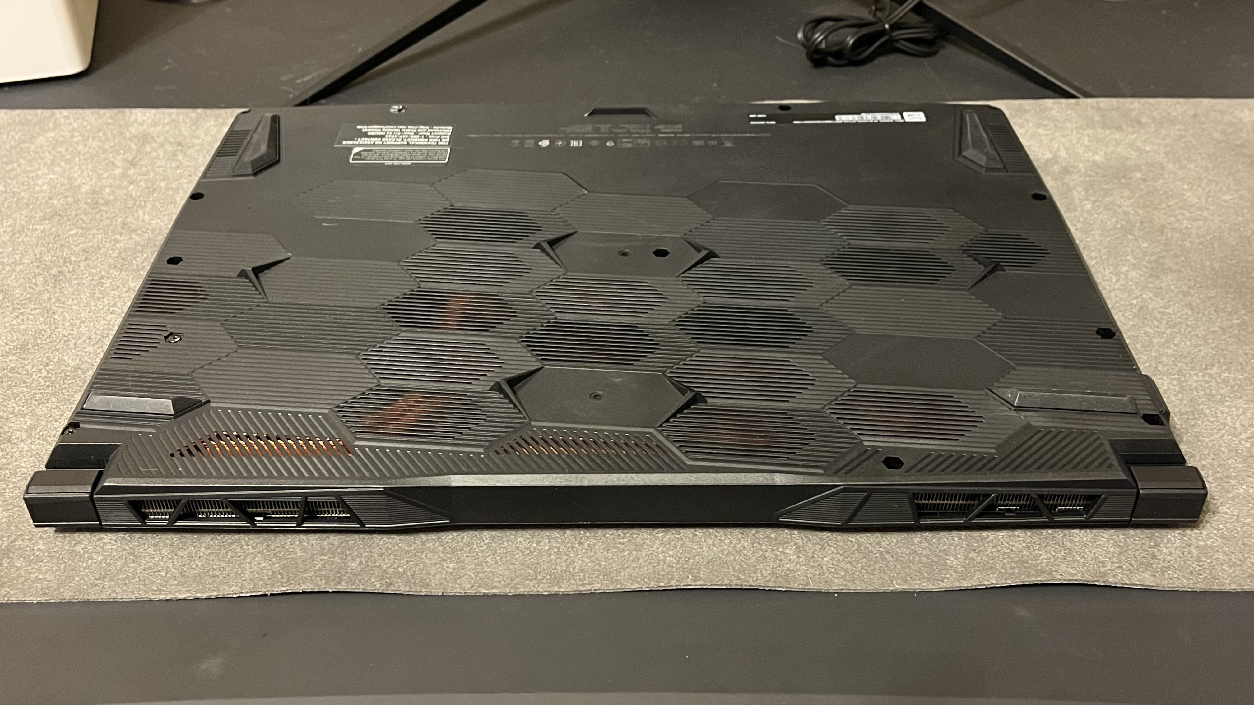 MSI Katana 15 (2023) in a gaming desk setup