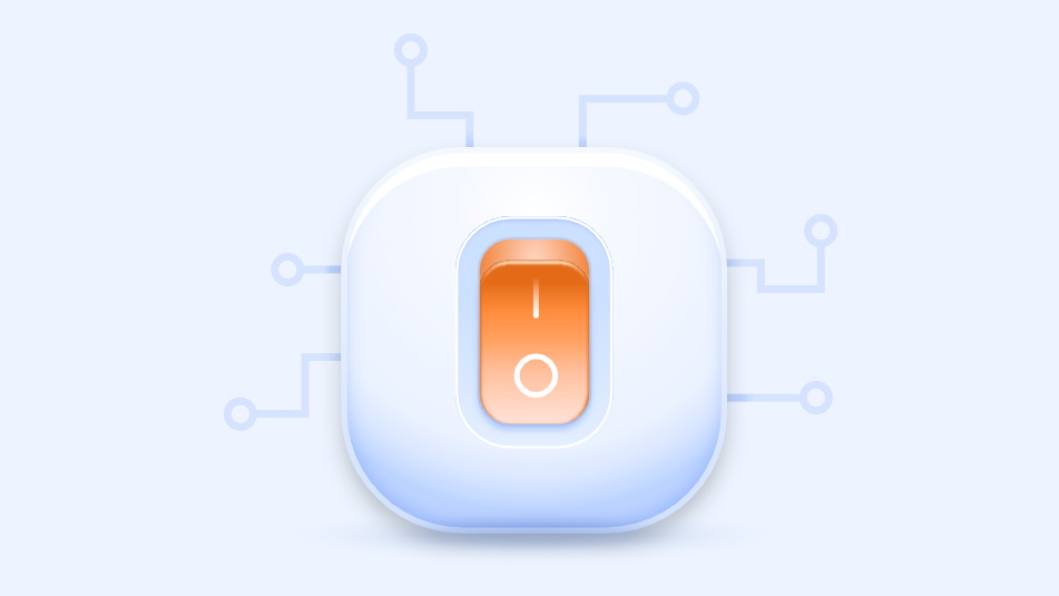 Graphic representing a kill switch