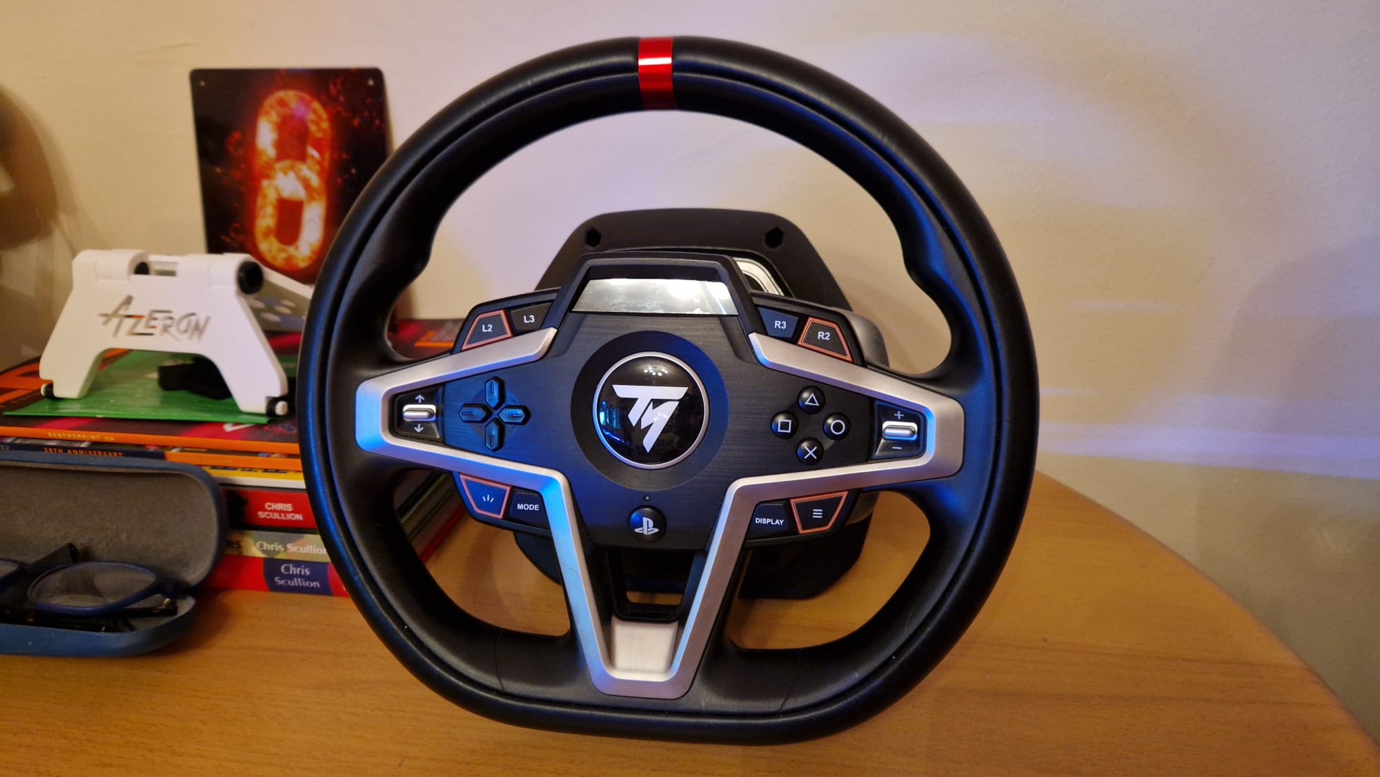 The Thrustmaster T248 racing wheel