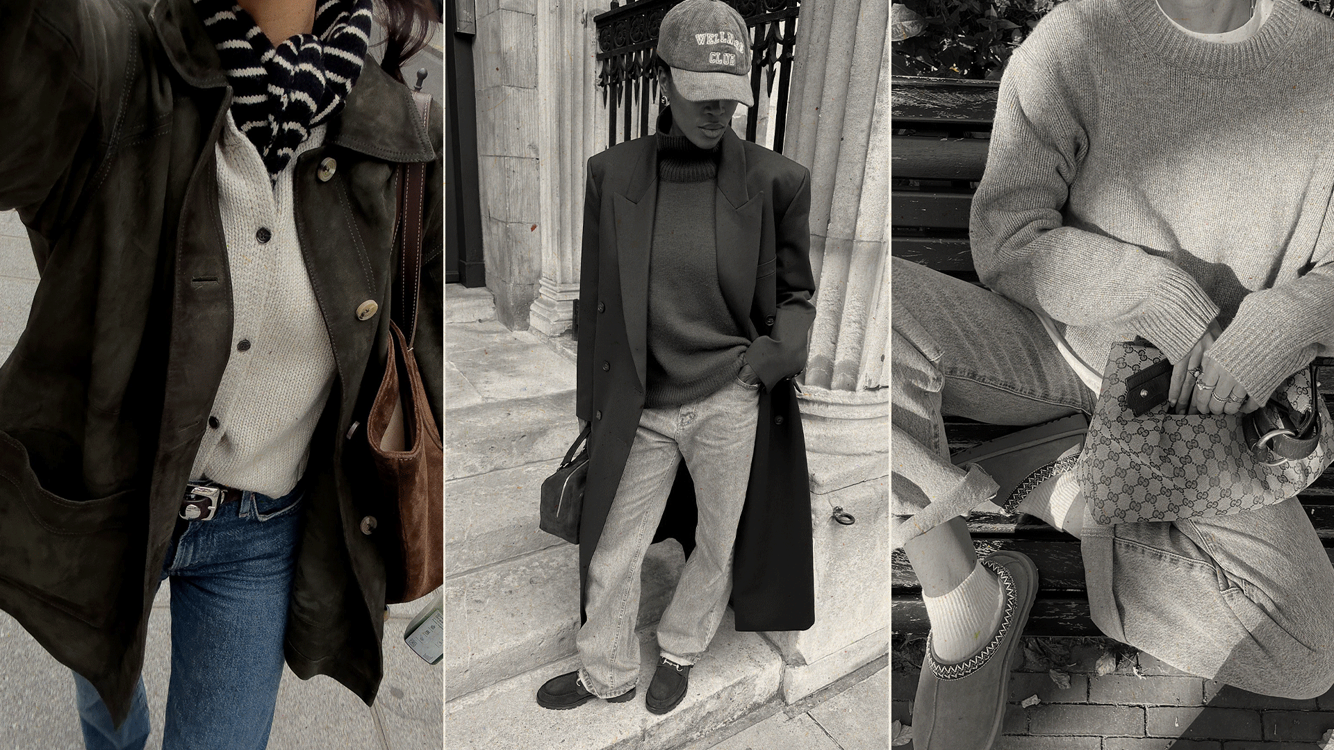 women in stylish winter clothes
