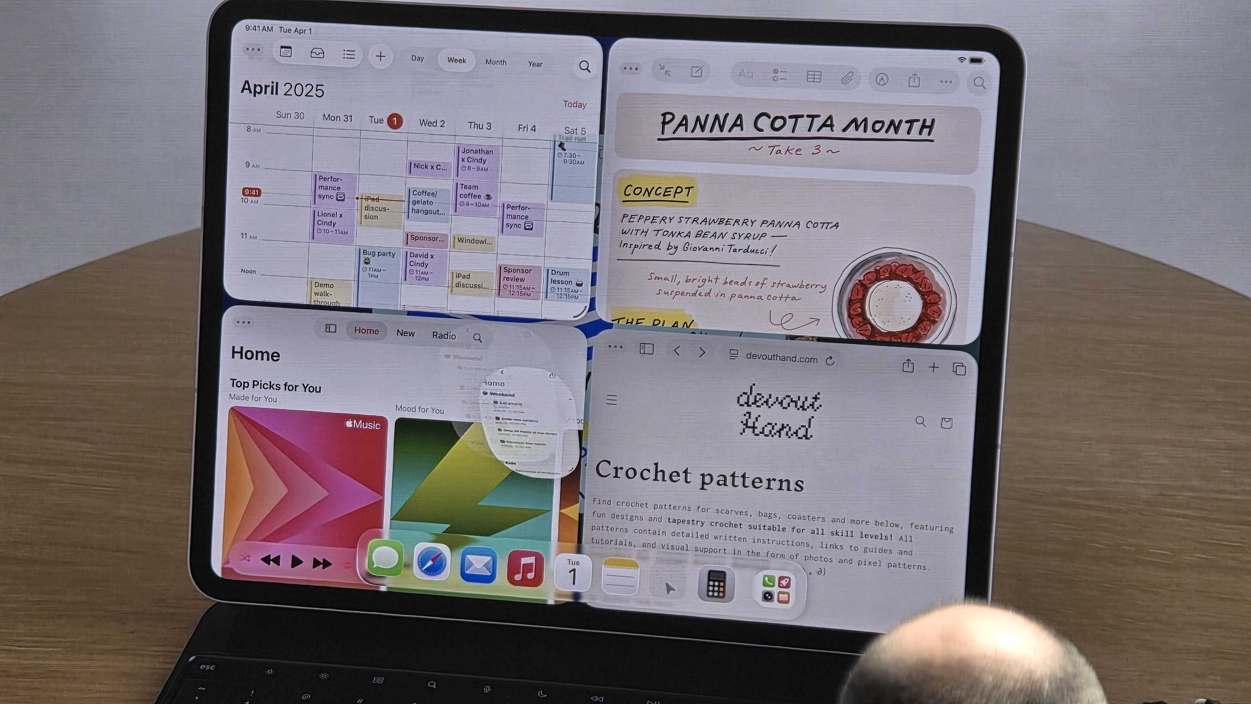 New iPadOS windows shown at WWDC 2025