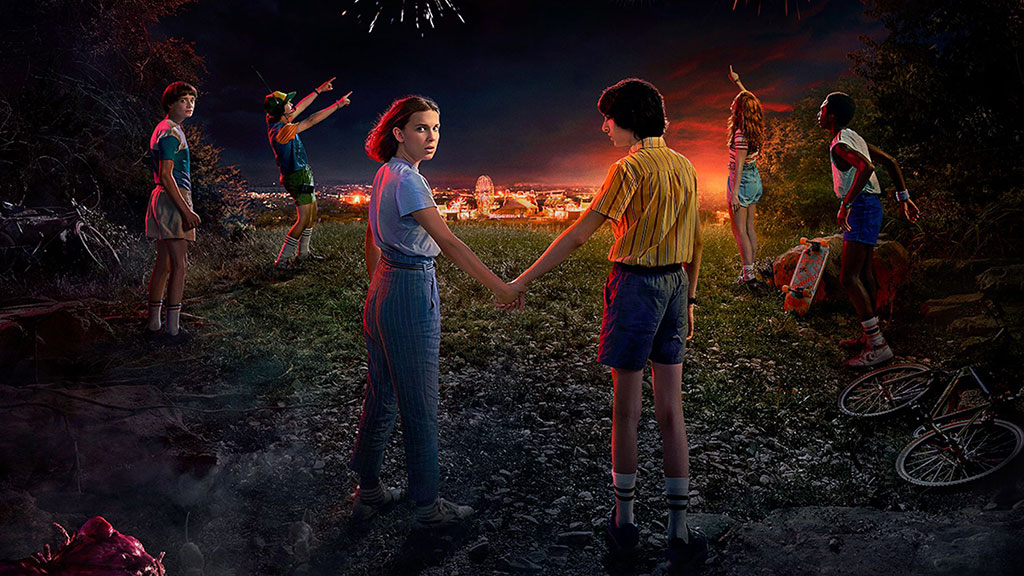 A promotional image from Stranger Things season 3