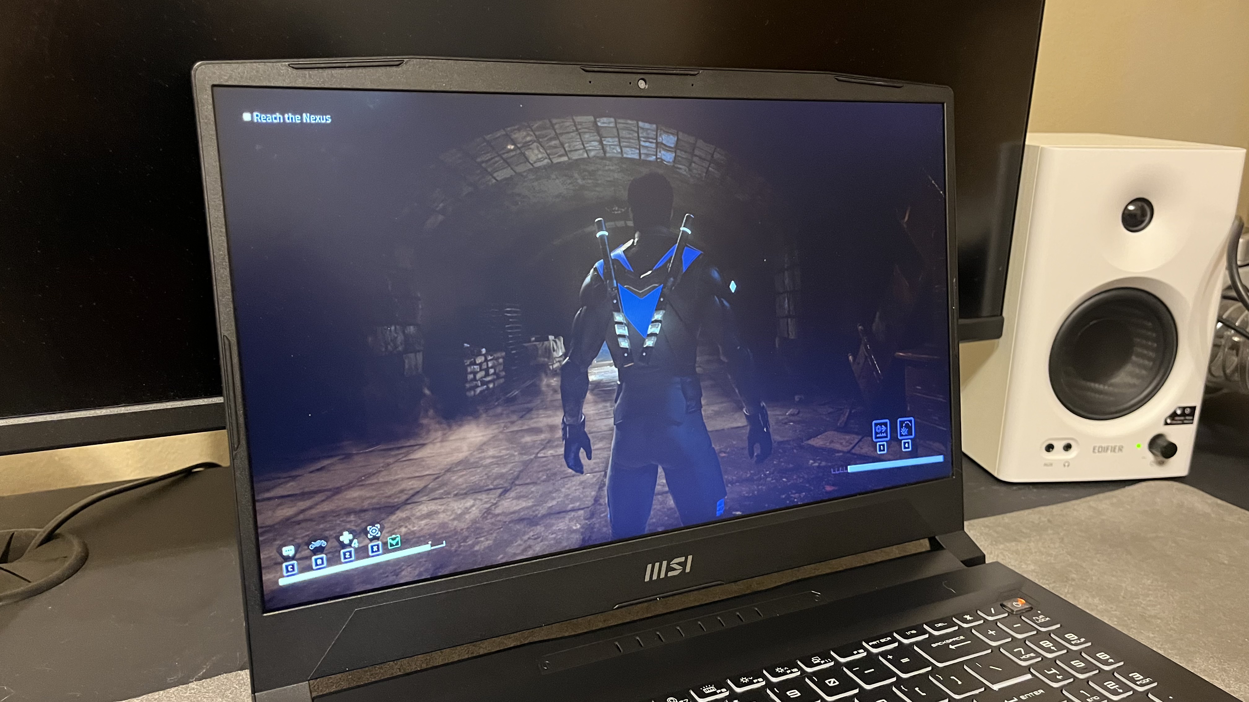 MSI Katana 15 (2023) in a gaming desk setup