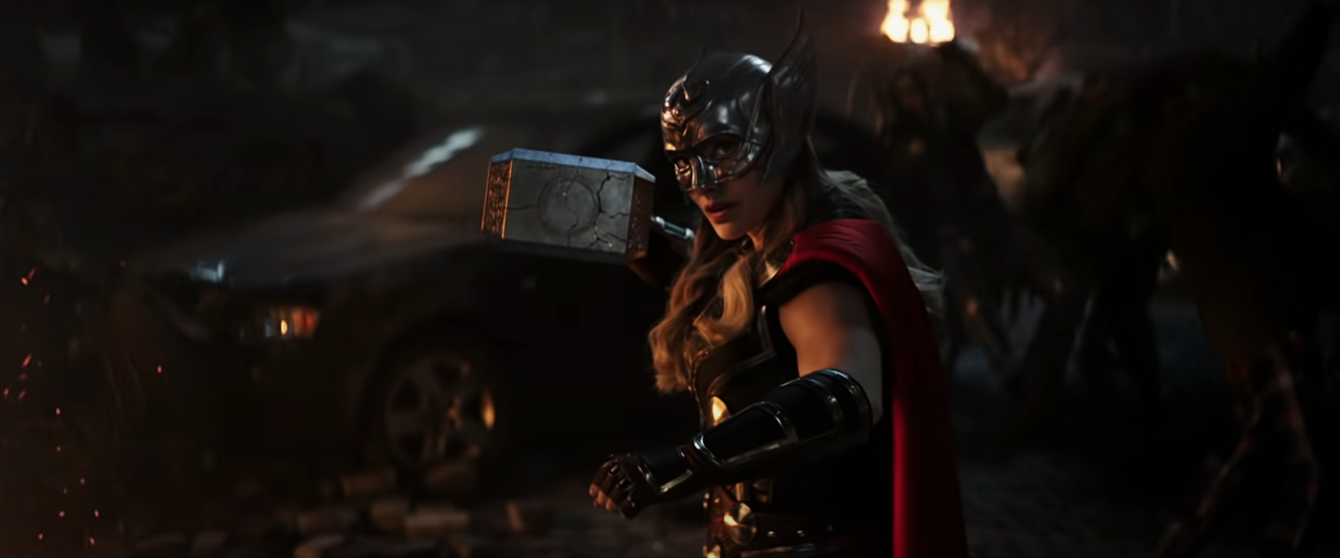 Screenshot fra Thor Love and Thunder traileren