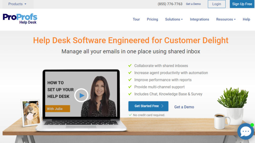Website screenshot for ProProfs