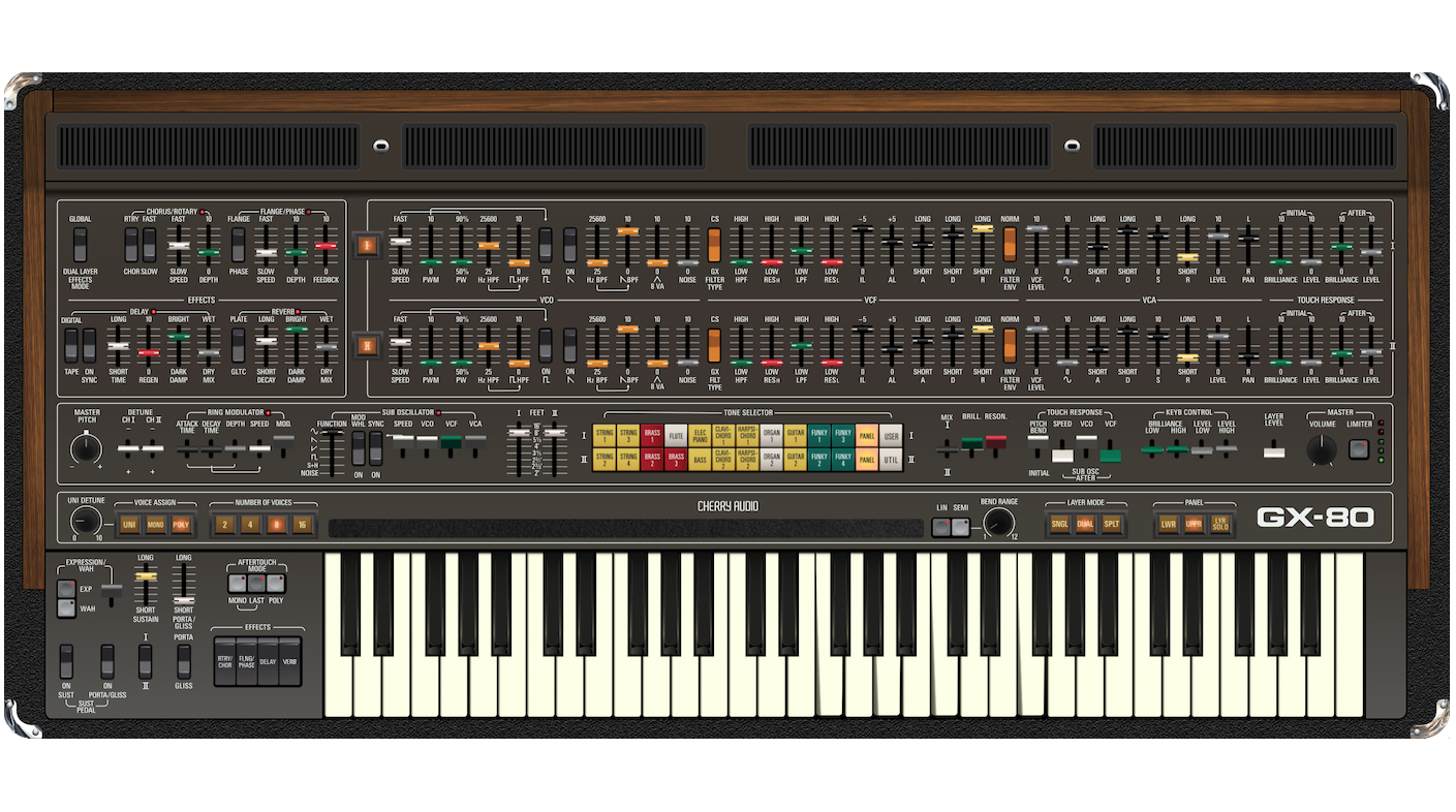 Best synth plugins: Cherry Audio GX-80