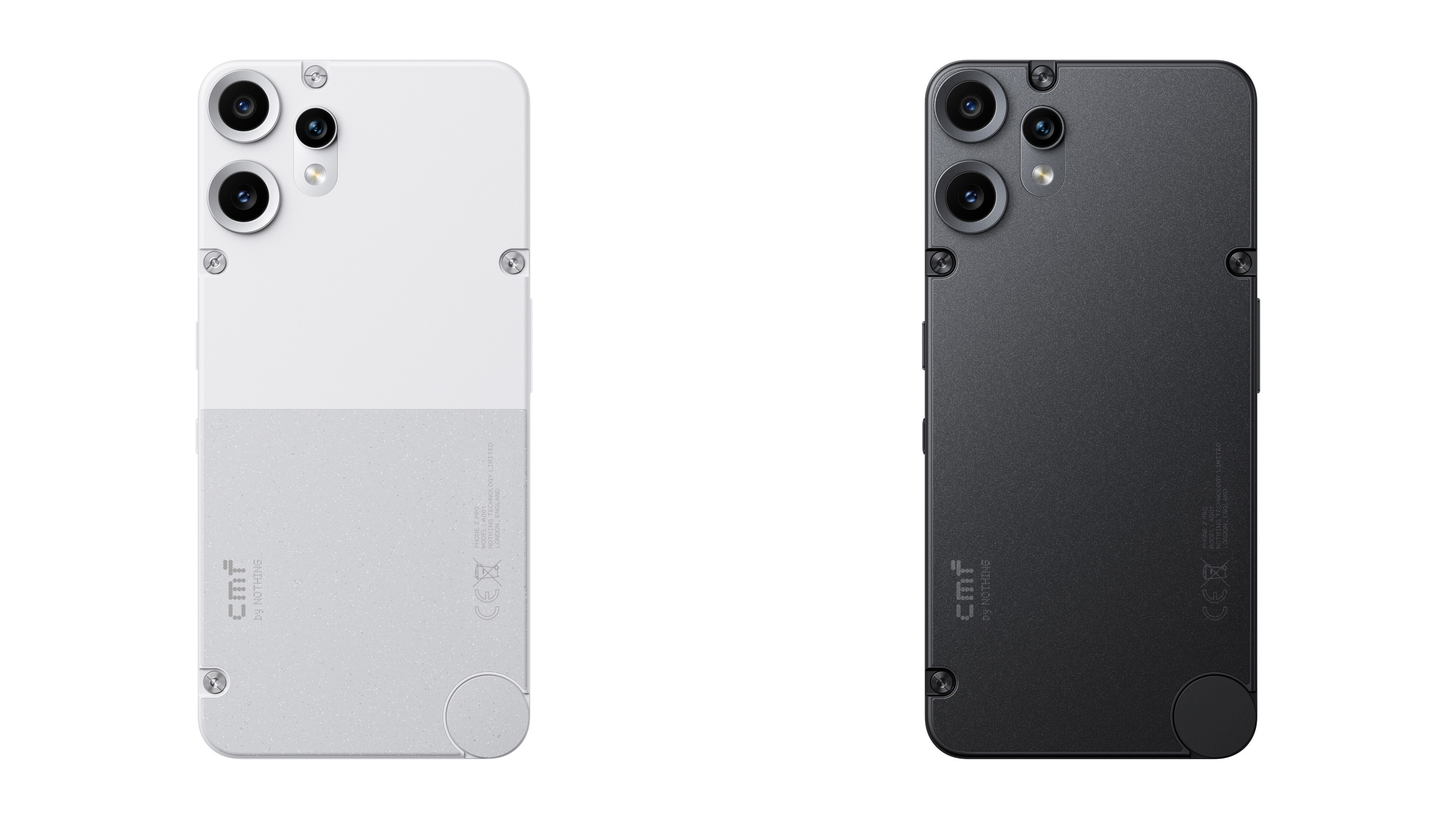CMF Phone Pro 2 in White and Black