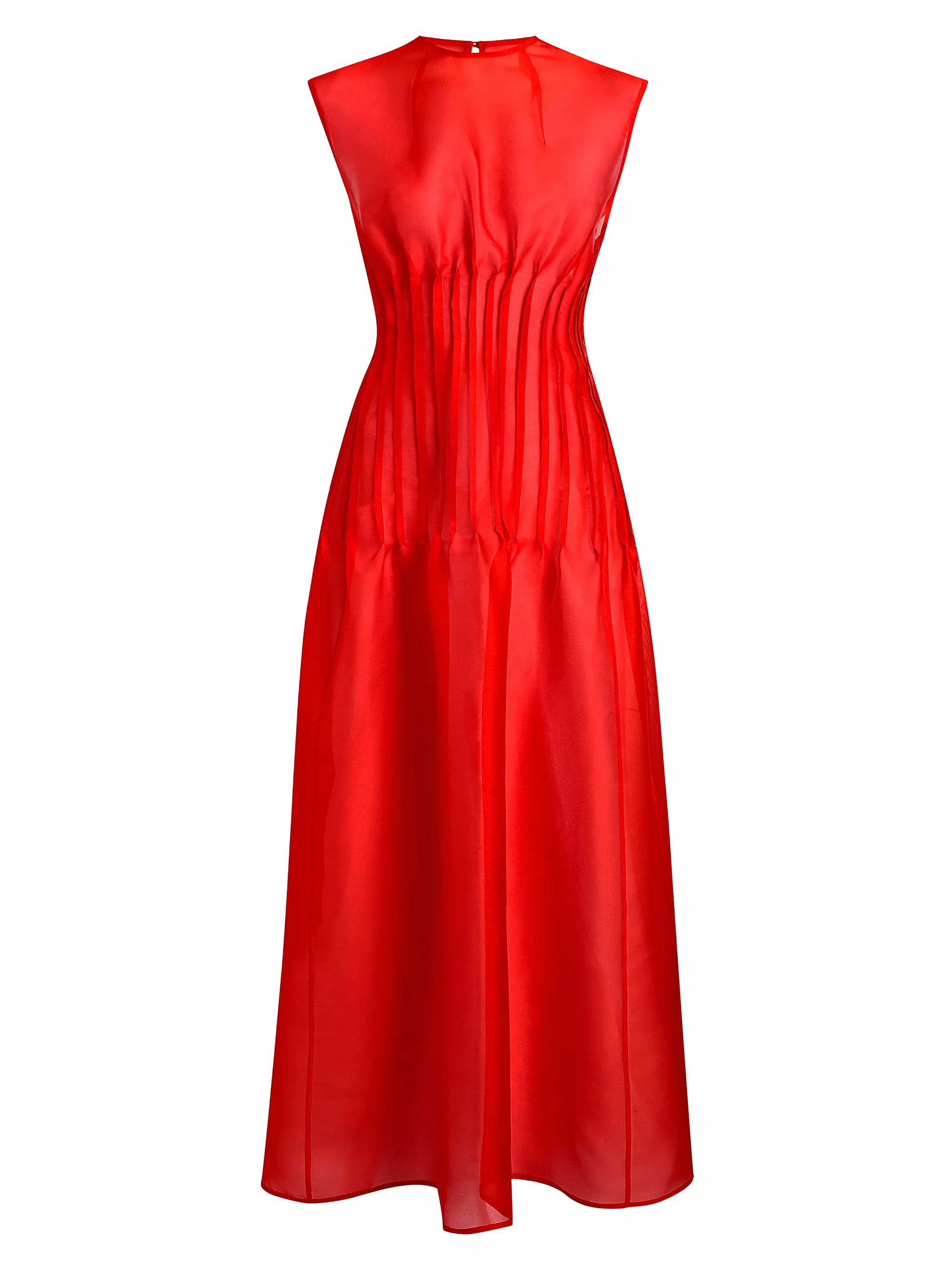 Khaite, Wes Seamed Silk Organza Dress