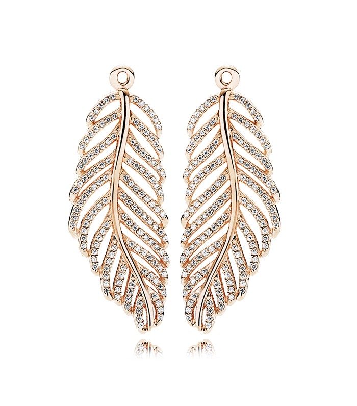 Pandora + Feather Earring Pendants