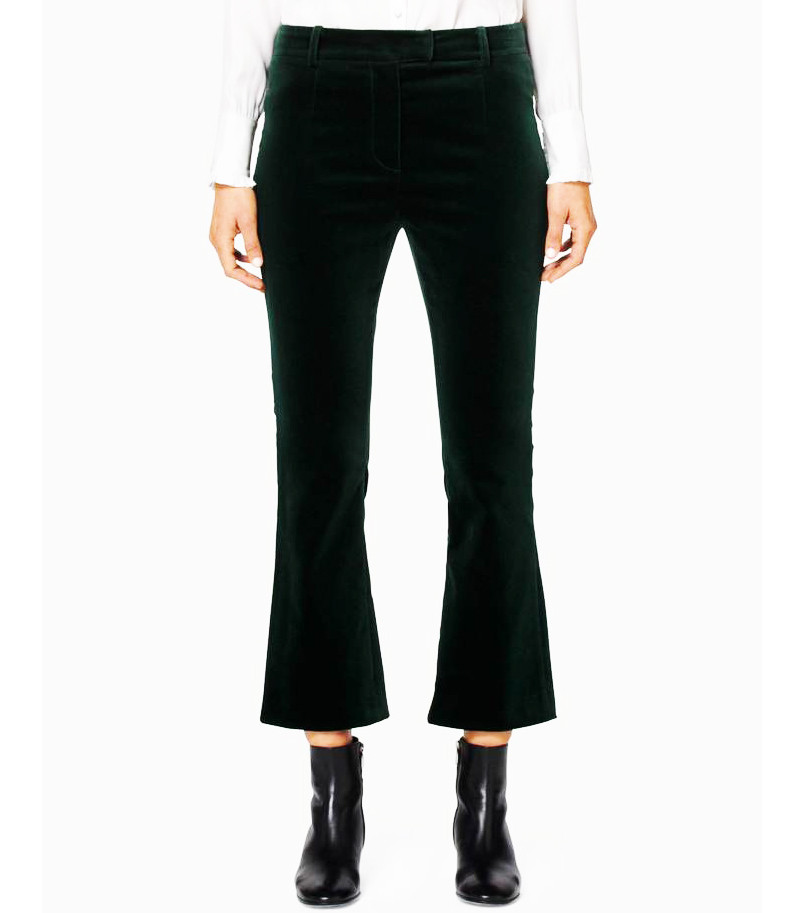 Frame + Velvet Pants in Spruce