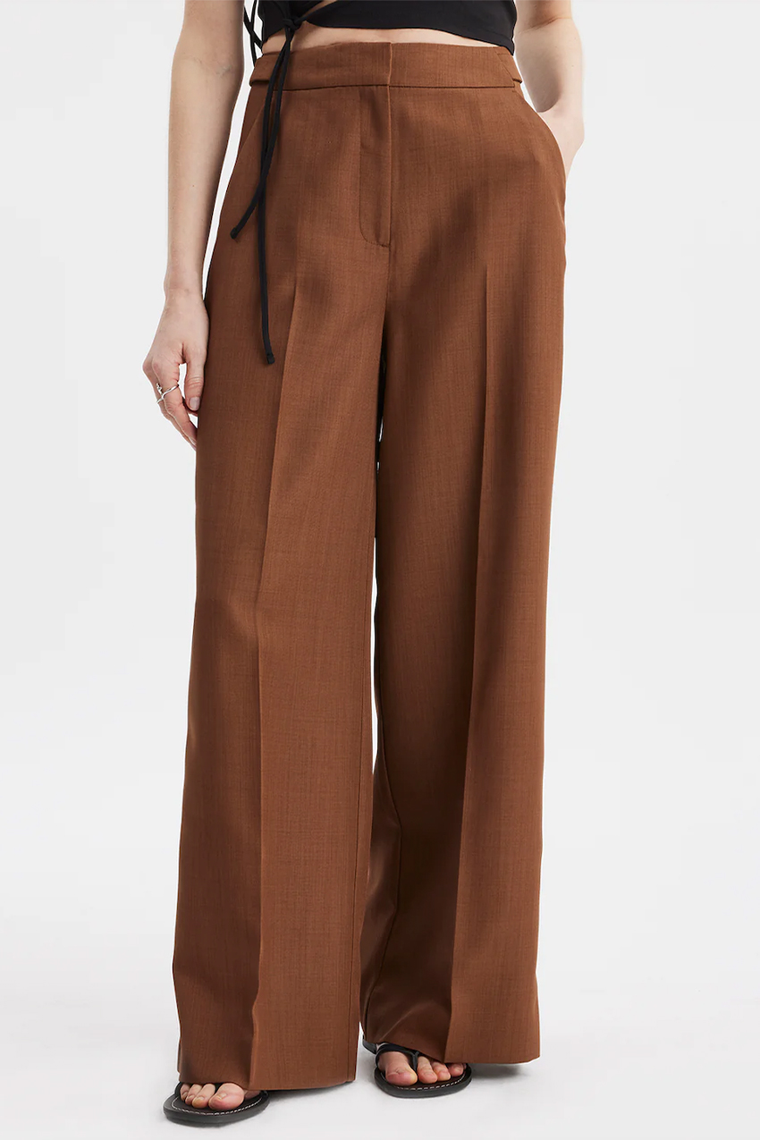 Holzweiler + Ella Trousers in Brown