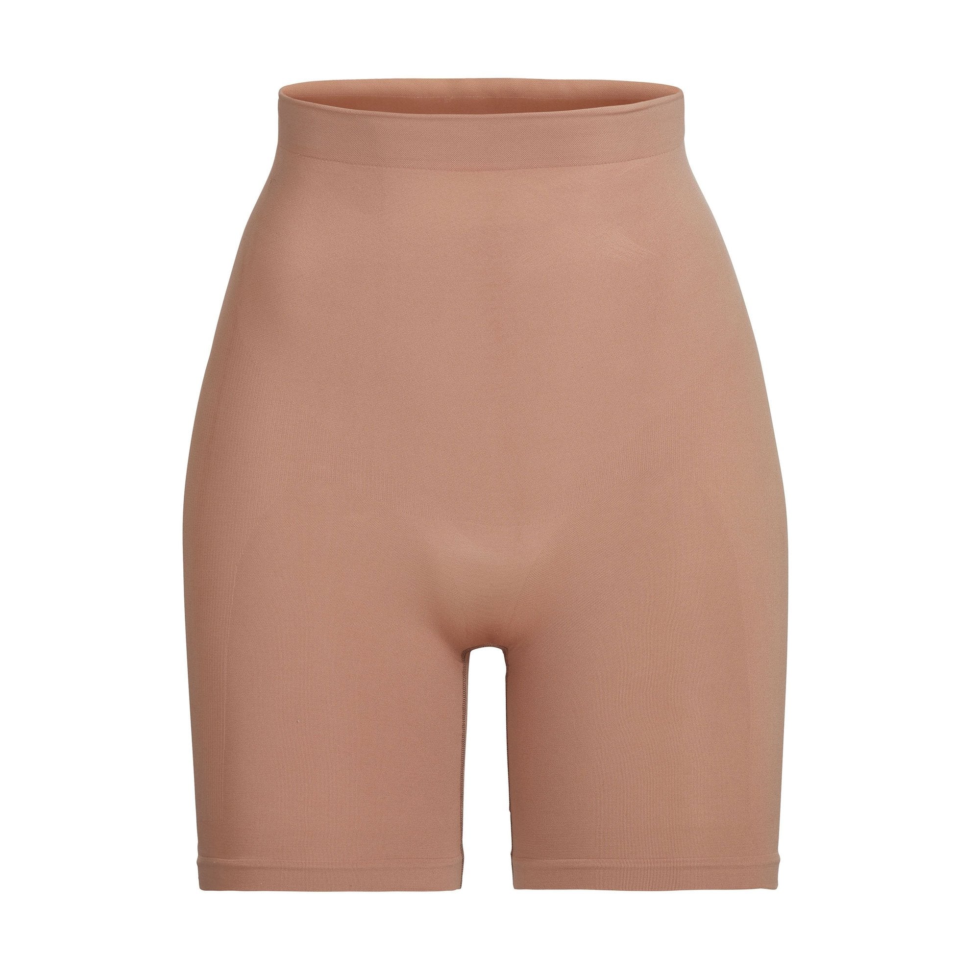 Seamless Sculpt + Sculpting Short Mid Thigh W/ Open Gusset in Sienna