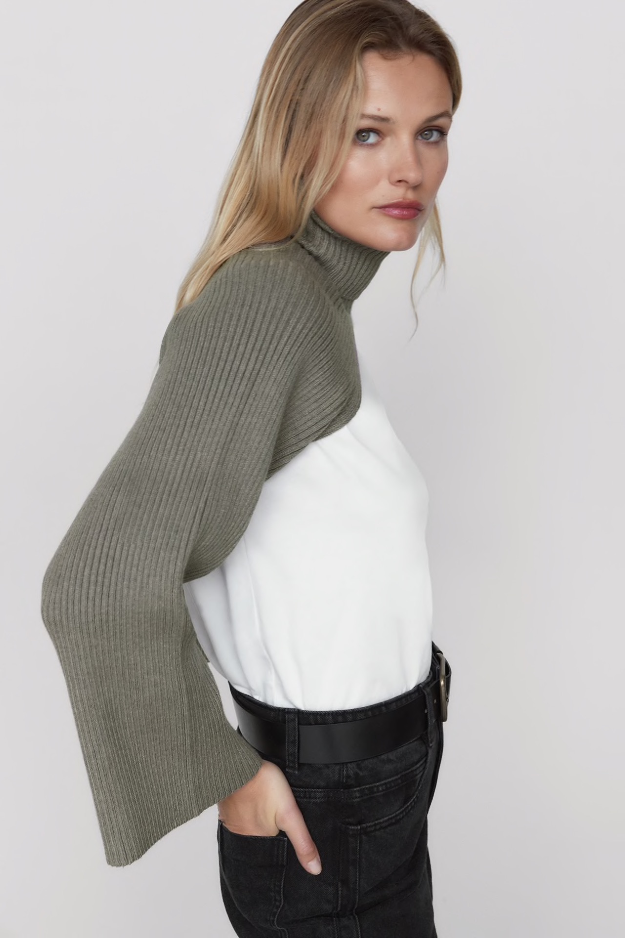 Zara + Ribbed Knit Arm Warmers