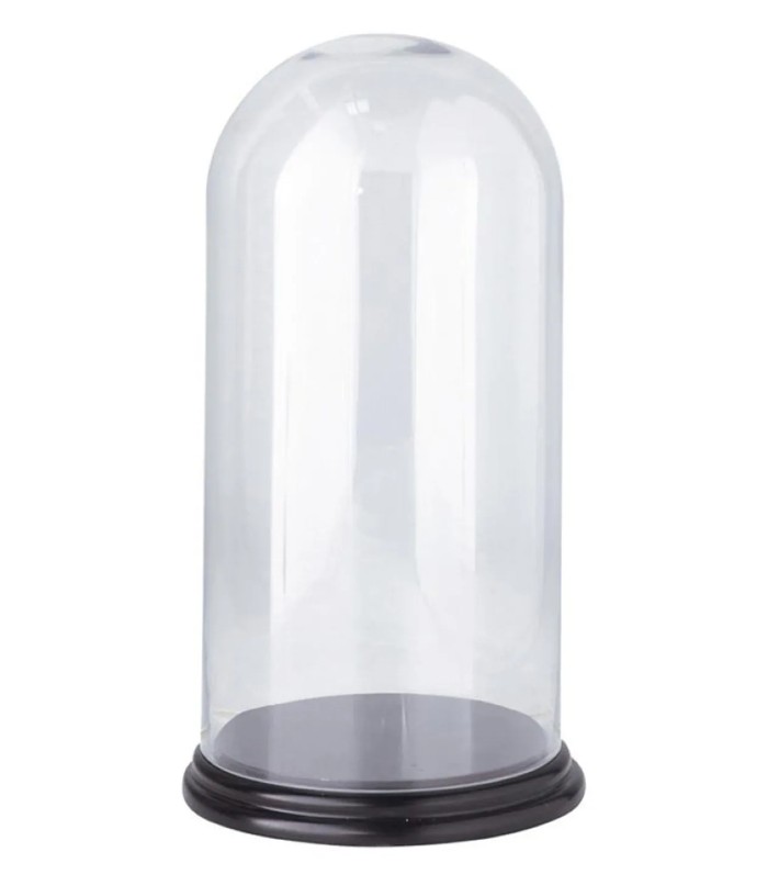 Maison du Monde + Glass Bell & Black Base Cloche