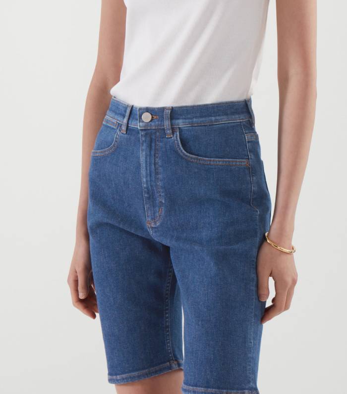 COS + Skinny Denim Shorts