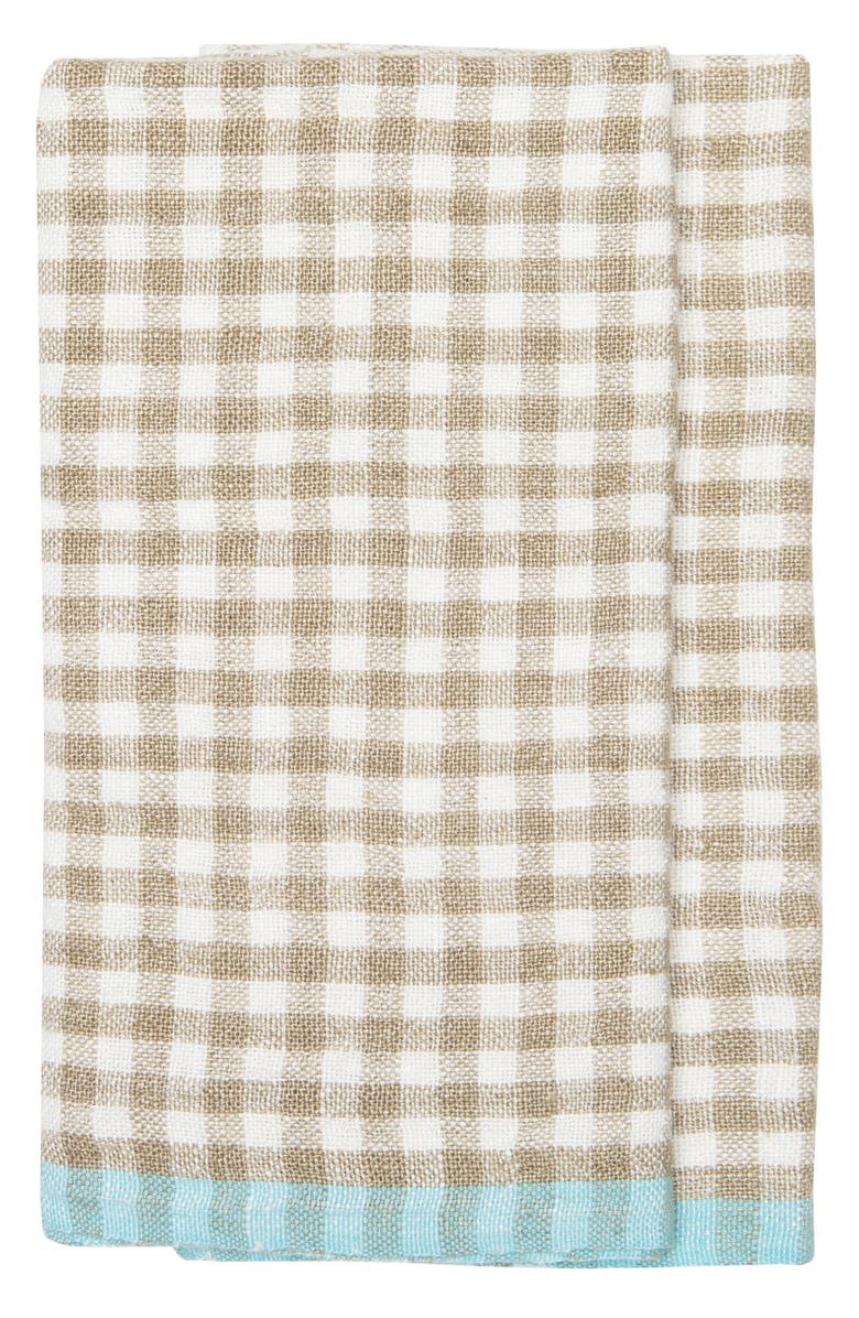 Caravan + Set of 2 Two-Tone Gingham Tea Towels