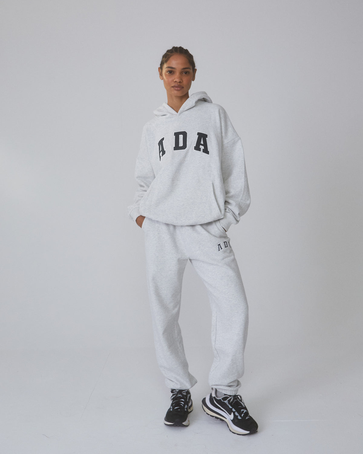 Sweatpants + Ada Sweatpants in Light Grey Melange