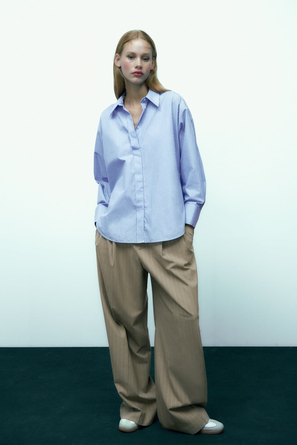 Zara + Voluminous Poplin Shirt
