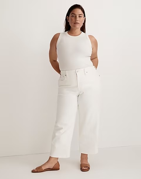 Madewell + Perfect Vintage Wide-Leg Crop Jean