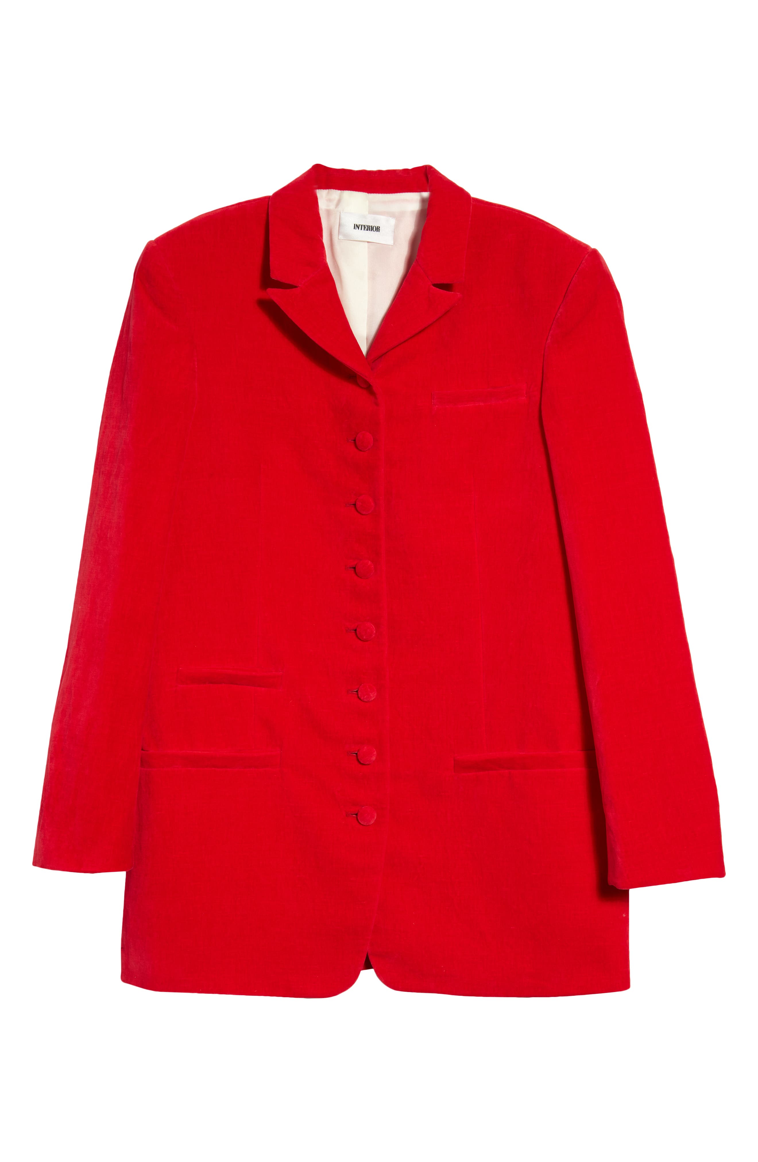 Interior + Albert Velveteen Blazer