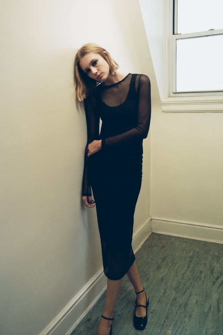 Zara + Contrasting Tulle Dress