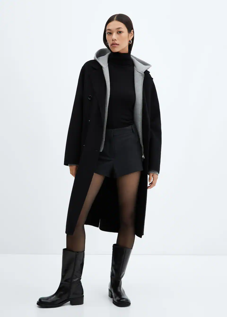 Mango + Handmade Oversized Wool Coat