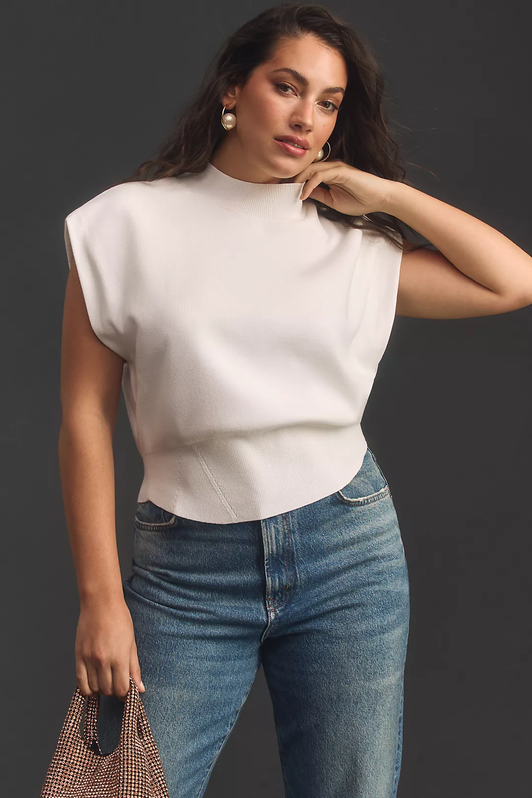 Pilcro + Biker Muscle Sweater