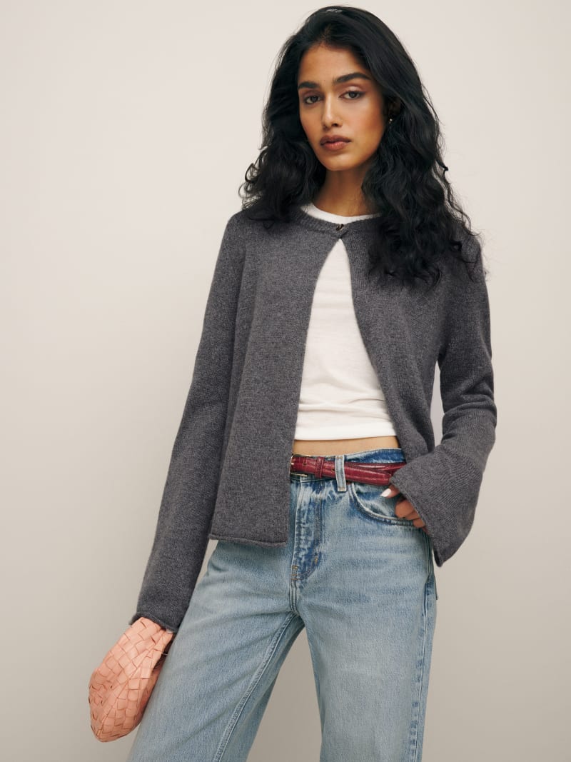 Reformation + Liza Cashmere Open Cardigan