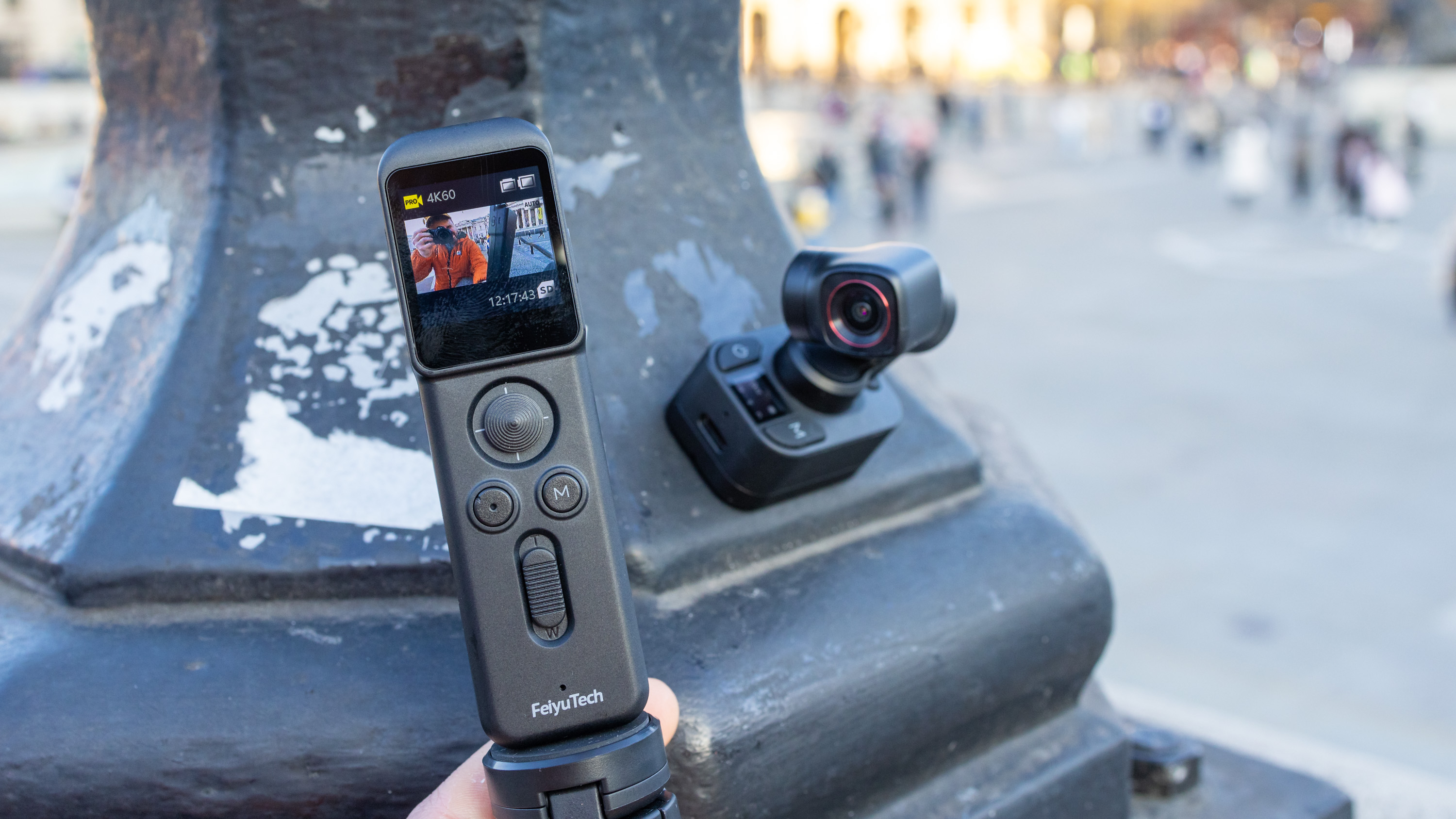 FeiyuTech Pocket 3 Stabilized vlogging camera with gimbal and detachable head