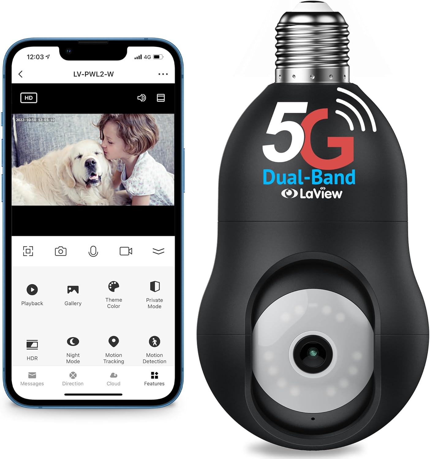 LaView Light Bulb Camera